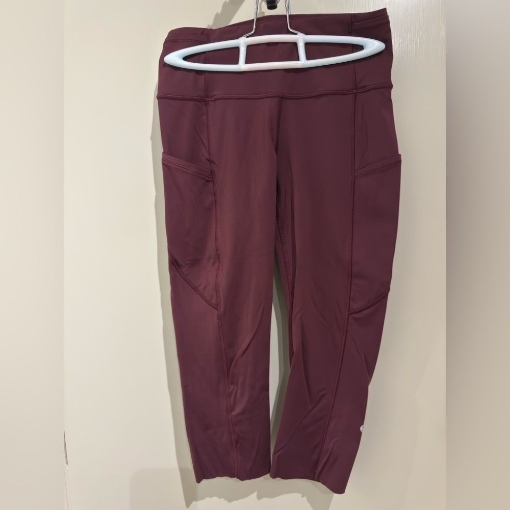 Lululemon fast & free 19” crops